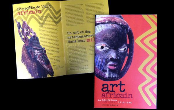 Brochure Art africain. La collection Han Corey 1926 – 1928. Musée national des beaux-arts du Québec